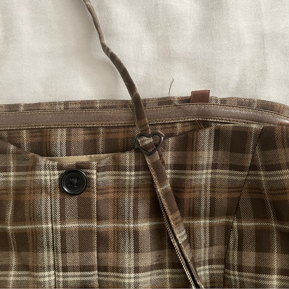 sagidolls brown plaid dress and cropped blazer size m - Picture 5 of 8